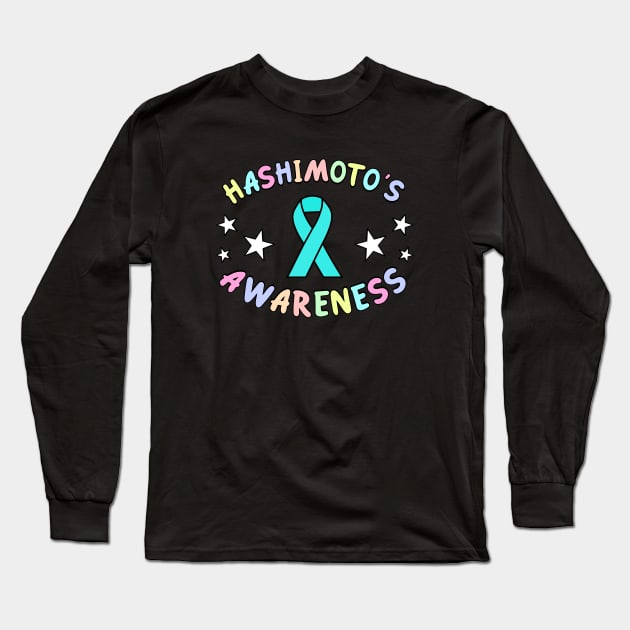 Hashimoto's disease - Disability Awareness Long Sleeve T-Shirt by Football from the Left